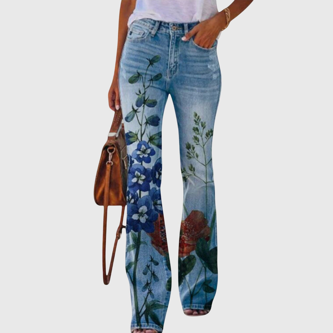 Annalise | Floral Flared Pants