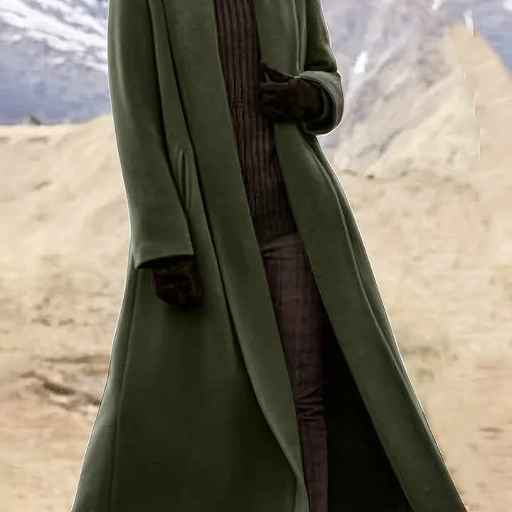 Clarissa | Longline Draped Coat