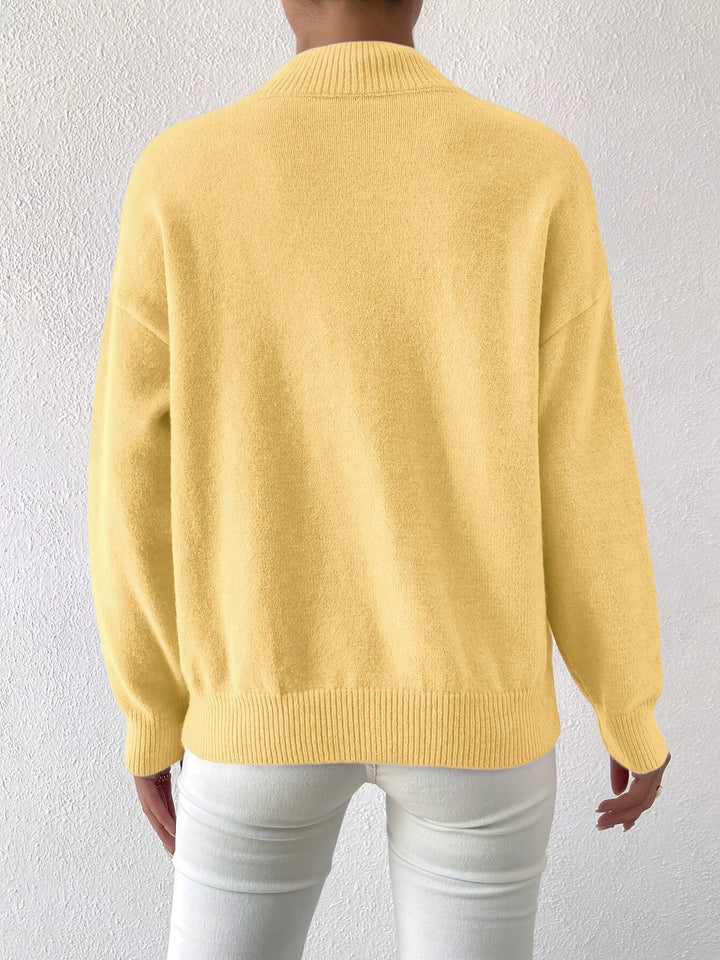 Sloane | Relaxed Mock Neck Jumper