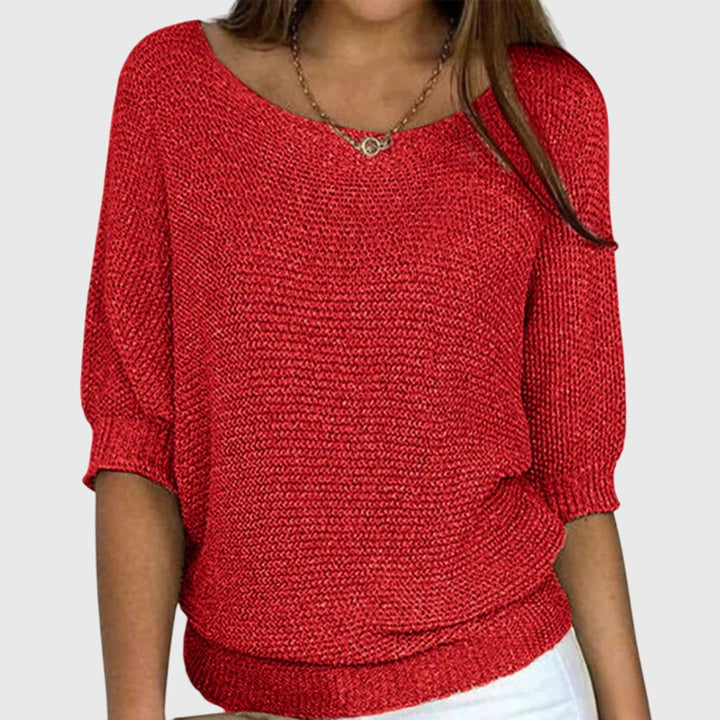 Grace | Relaxed Boat-Neck Sweater