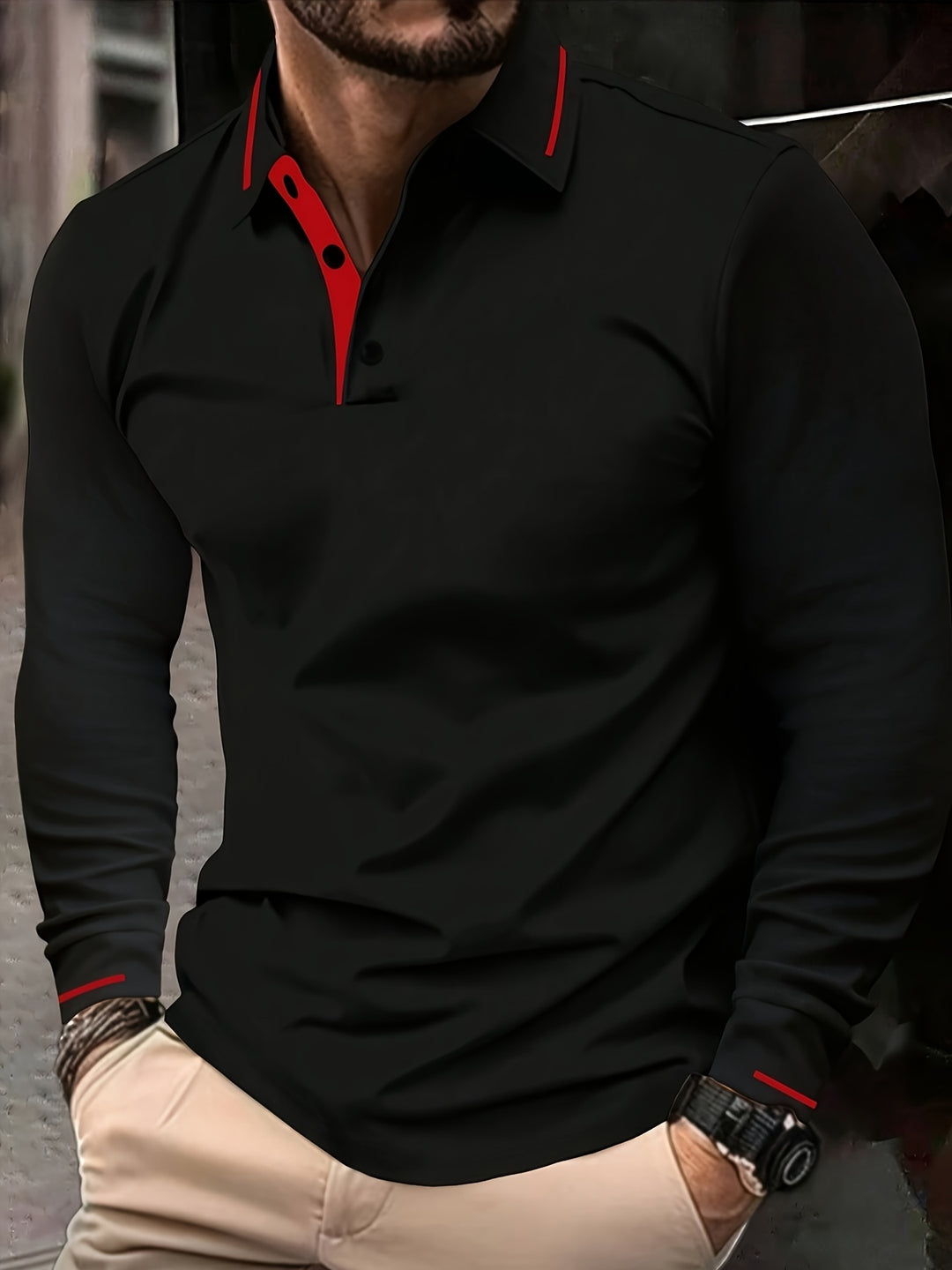 Russell | Refined Long-Sleeve Polo Shirt