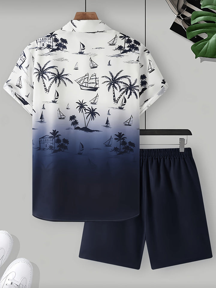 Carter | Coastal Print Two-Piece Set