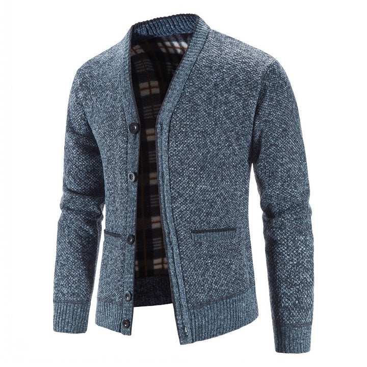 Miles | Refined V-Neck Button Cardigan