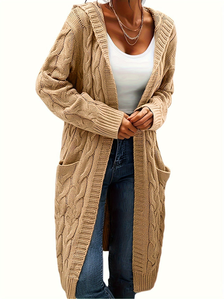 Rosanna | Longline Cable-Knit Cardigan