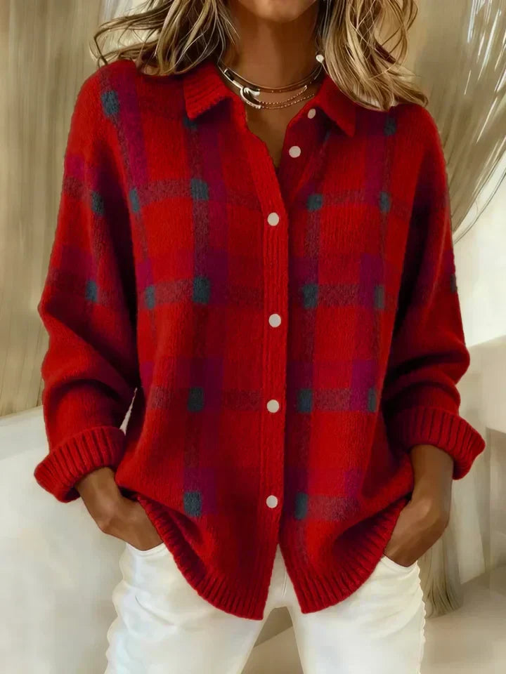 Juniper | Cosy Plaid Button-Up Shirt