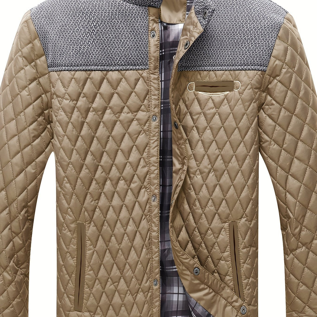 Sebastian | Quilted Stand-Collar Jacket
