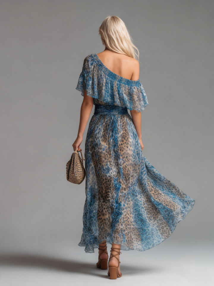 Carys | Off-Shoulder Ruffle Maxi Dress