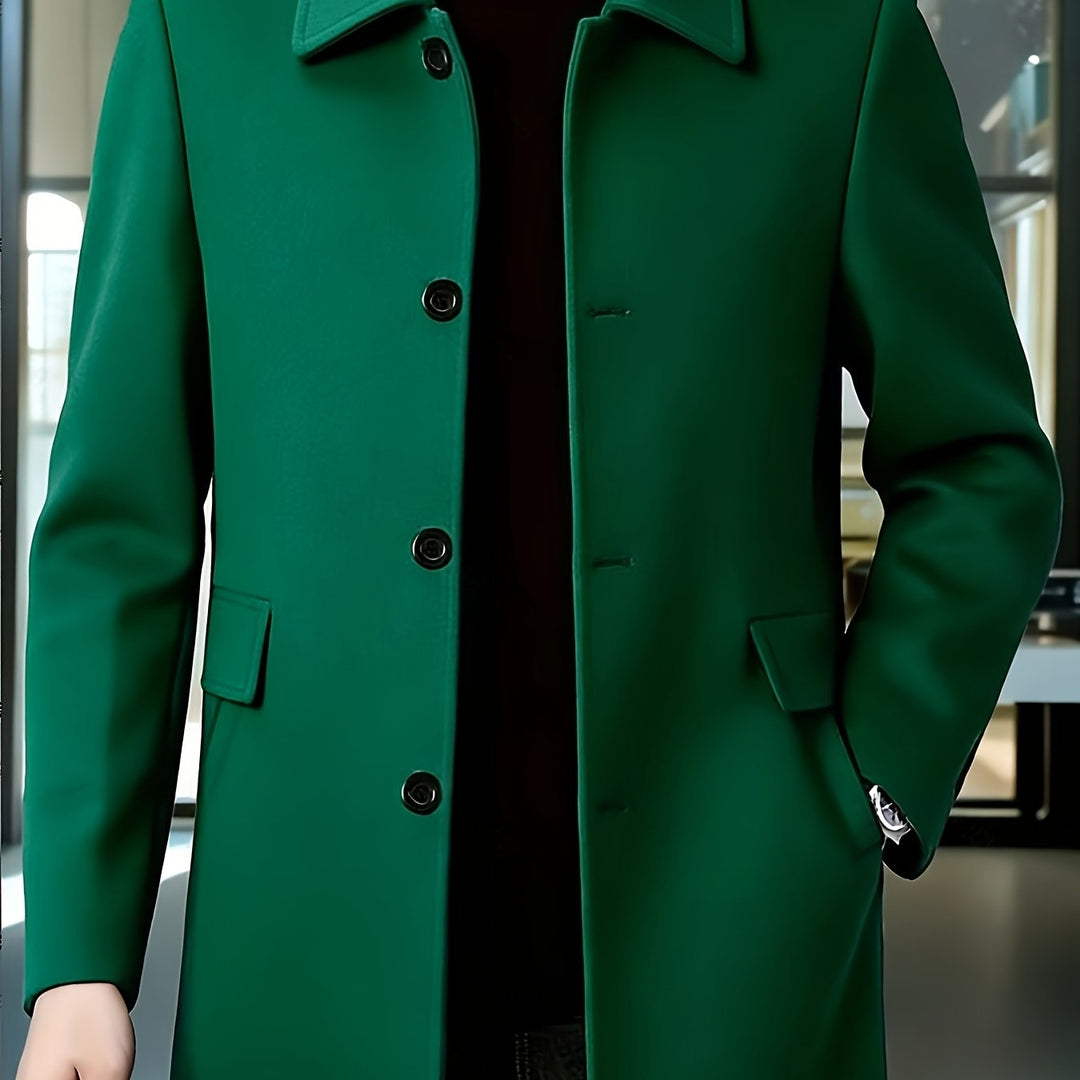 Harlan | Refined Single-Breasted Overcoat
