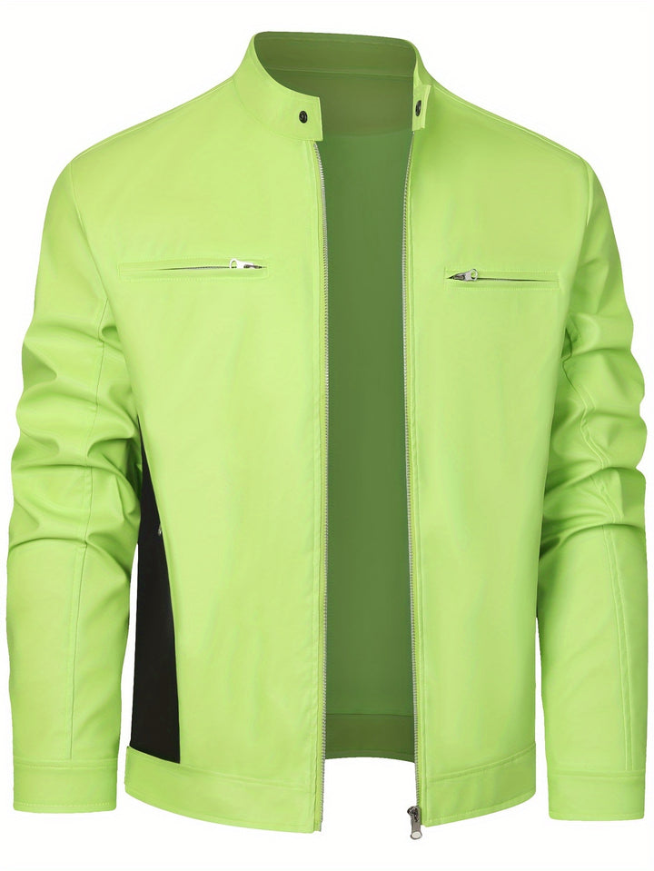 Julian | Stand-Collar Motorcycle Jacket
