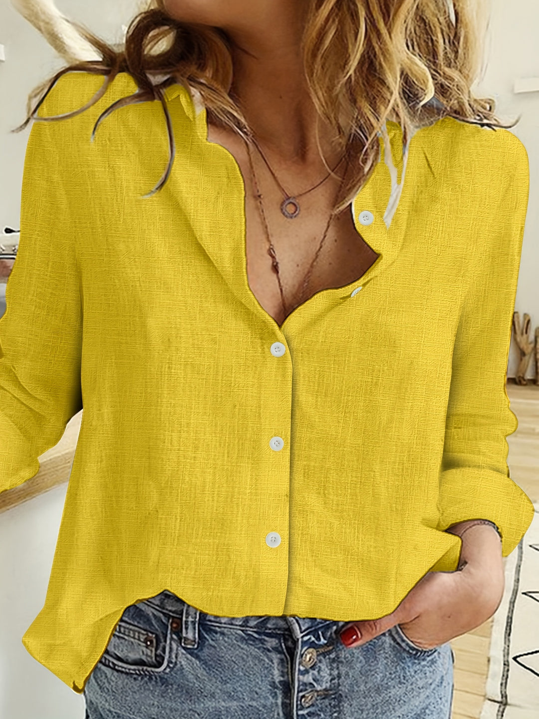 Evelyn | Relaxed Button-Up Shirt