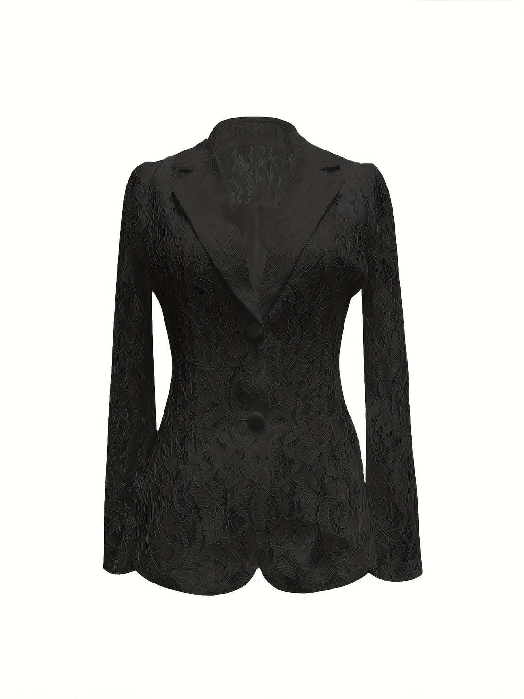 Genevra | Floral Openwork Blazer
