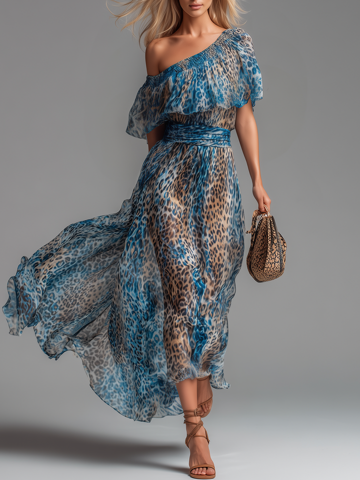 Carys | Off-Shoulder Ruffle Maxi Dress