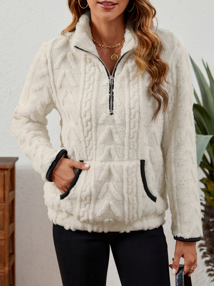 Juniper | Textured Half-Zip Pullover