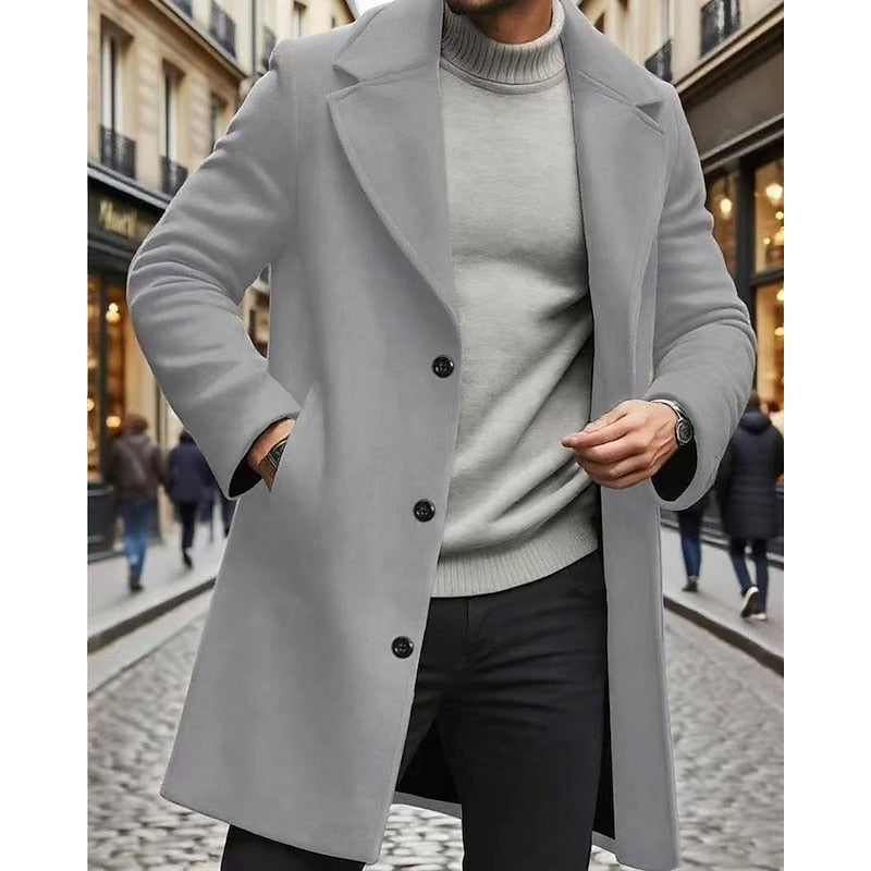 Oliver | Tailored Longline Overcoat