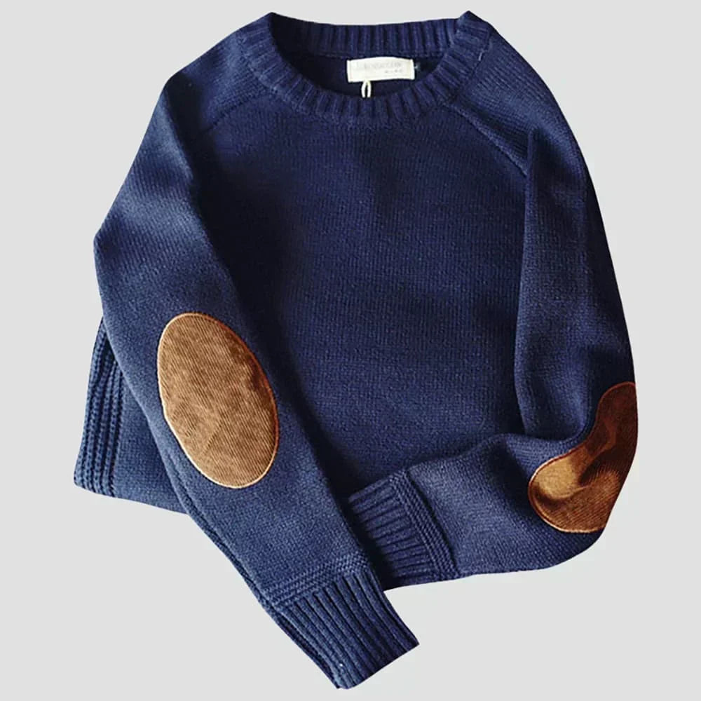 Gregory | Classic Elbow-Patch Jumper