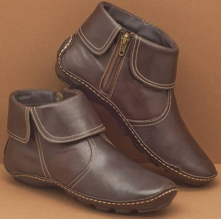 Iris | Side-Zip Comfort Ankle Boots