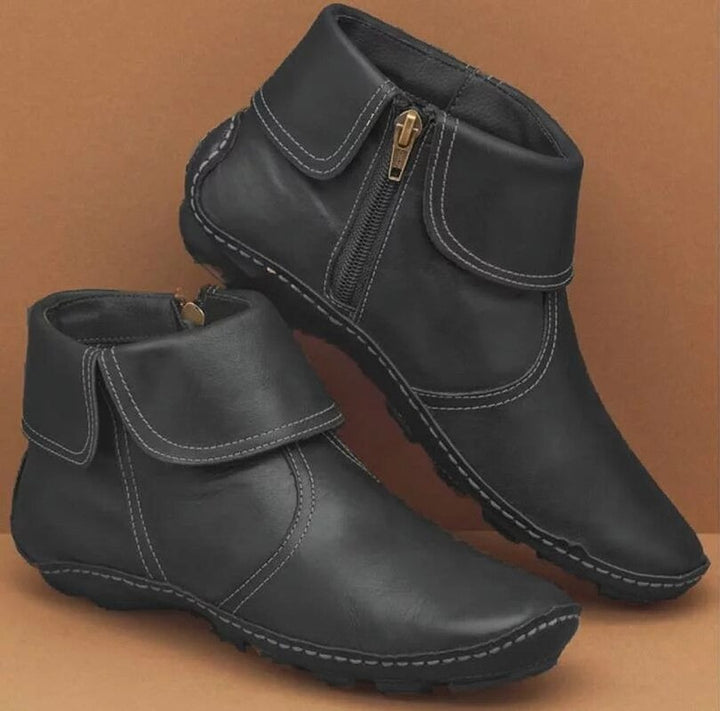Iris | Side-Zip Comfort Ankle Boots