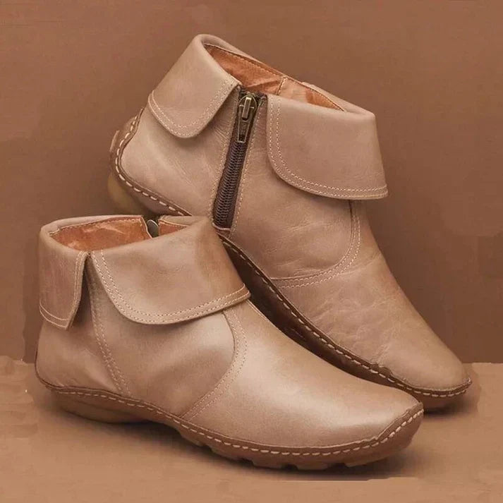 Iris | Side-Zip Comfort Ankle Boots