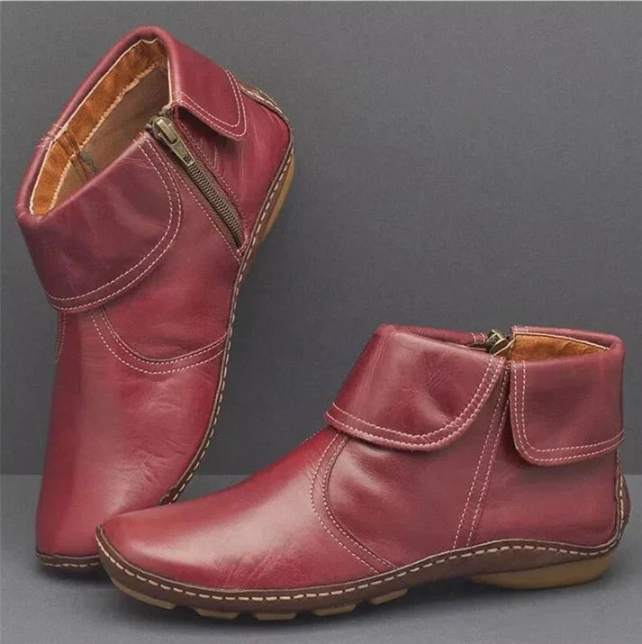 Iris | Side-Zip Comfort Ankle Boots