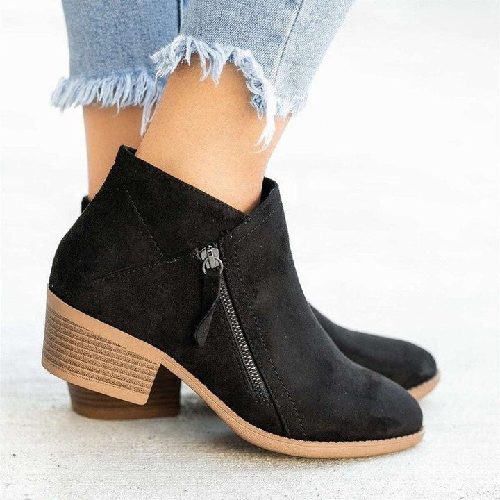 Beatrice | Classic Block-Heel Ankle Boots