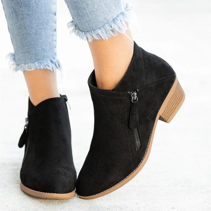 Beatrice | Classic Block-Heel Ankle Boots