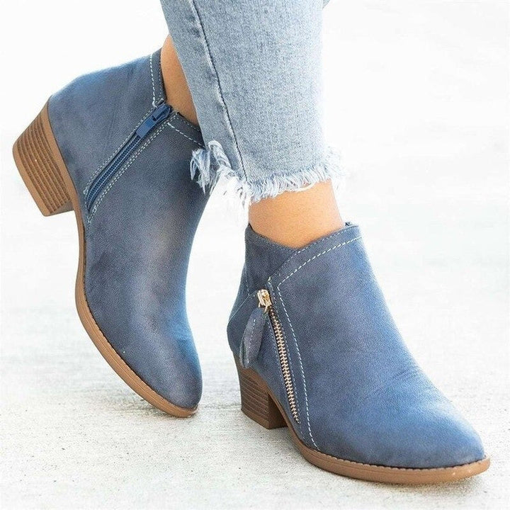 Beatrice | Classic Block-Heel Ankle Boots