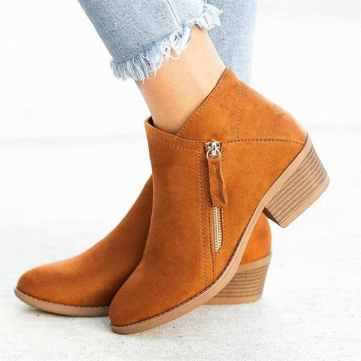 Beatrice | Classic Block-Heel Ankle Boots