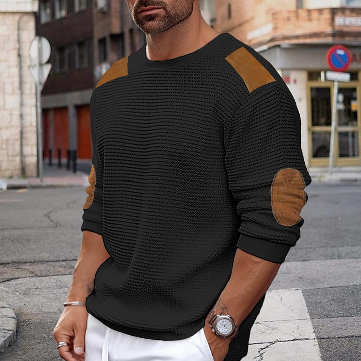 Sullivan | Textured Crew Neck Sweater