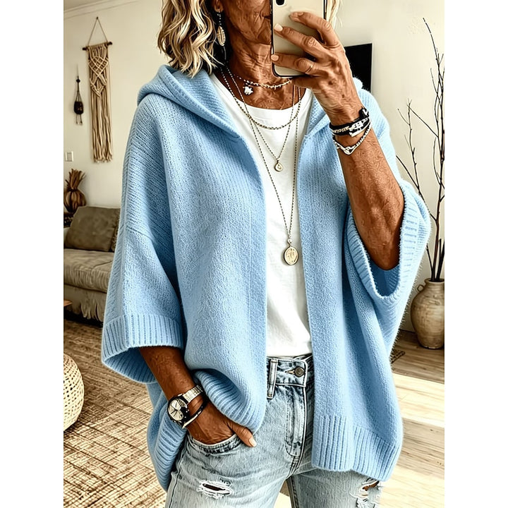Sarah | Hooded Open-Front Cardigan