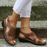 Lenora | Cushioned Wedge Sandals