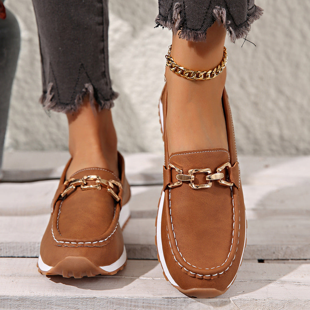 Susanna | Chain-Detail Comfort Loafers