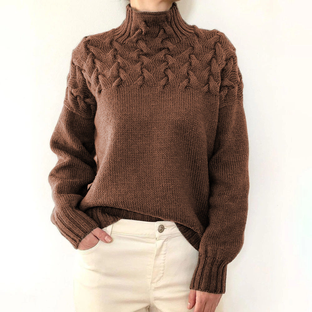 Bryony | Cable-Knit Turtleneck Sweater
