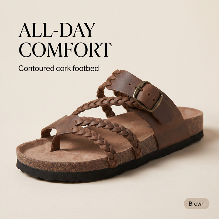 Nolan | Braided Comfort Sandals