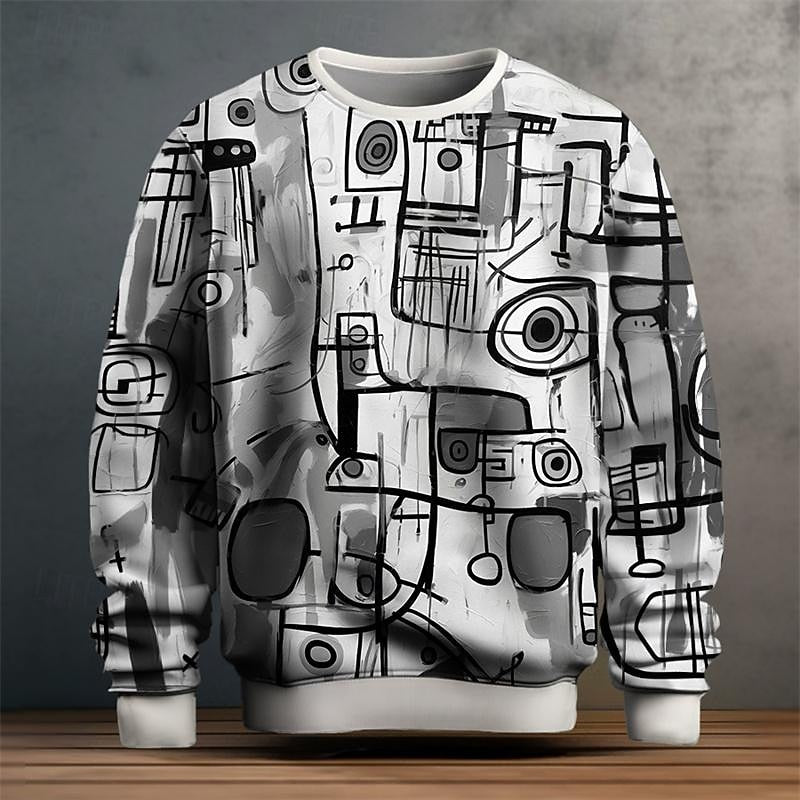 Julian | Artful Print Sweatshirt