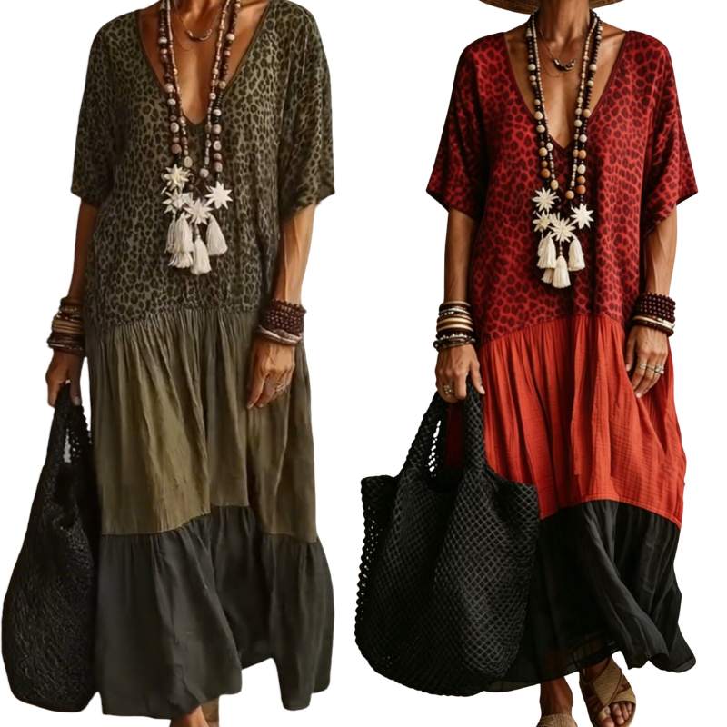 Brynn | Bohemian Tiered Maxi Dress