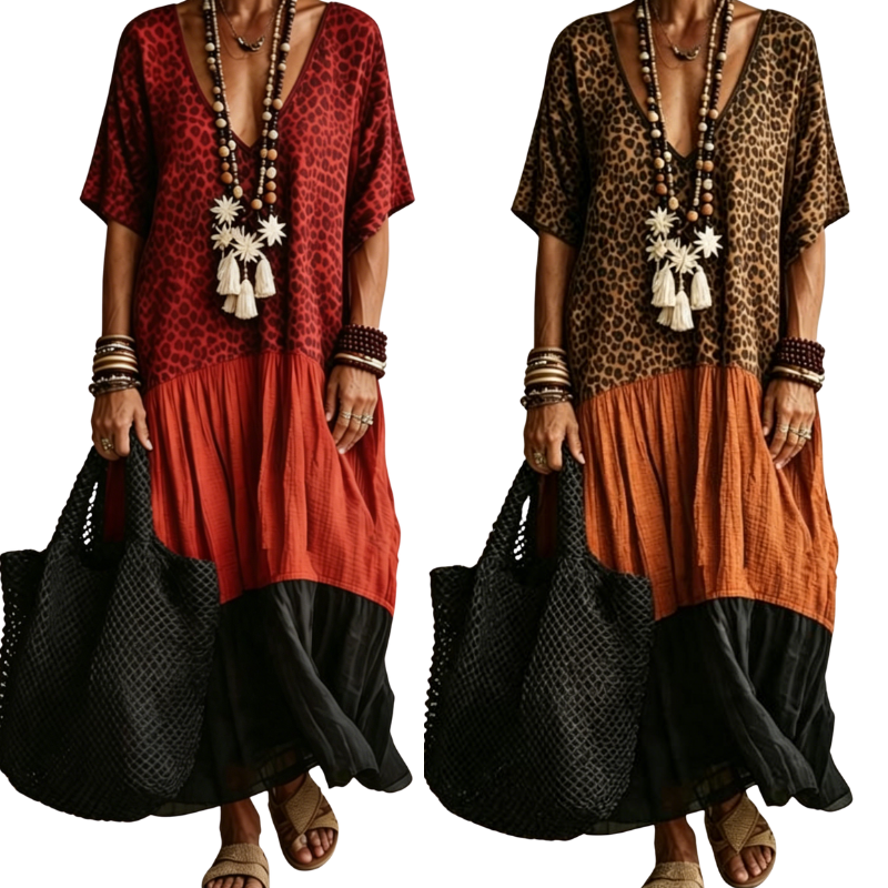 Brynn | Bohemian Tiered Maxi Dress