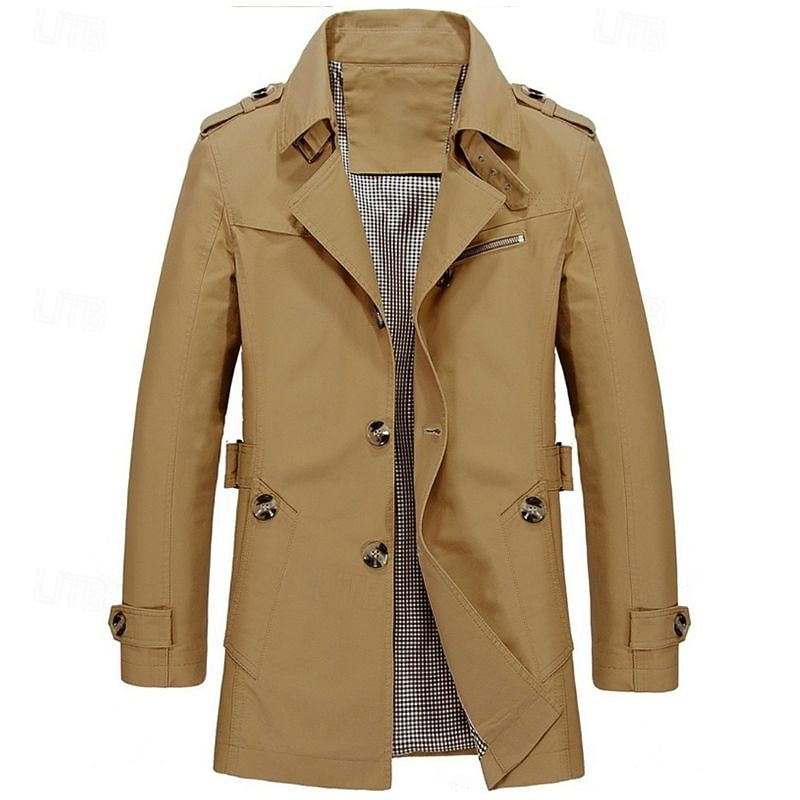 Warren | Refined Single-Breasted Trench Coat