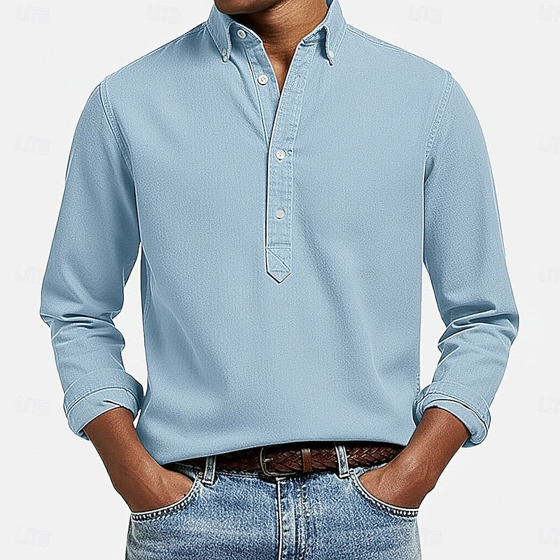 Nolan | Relaxed Popover Shirt