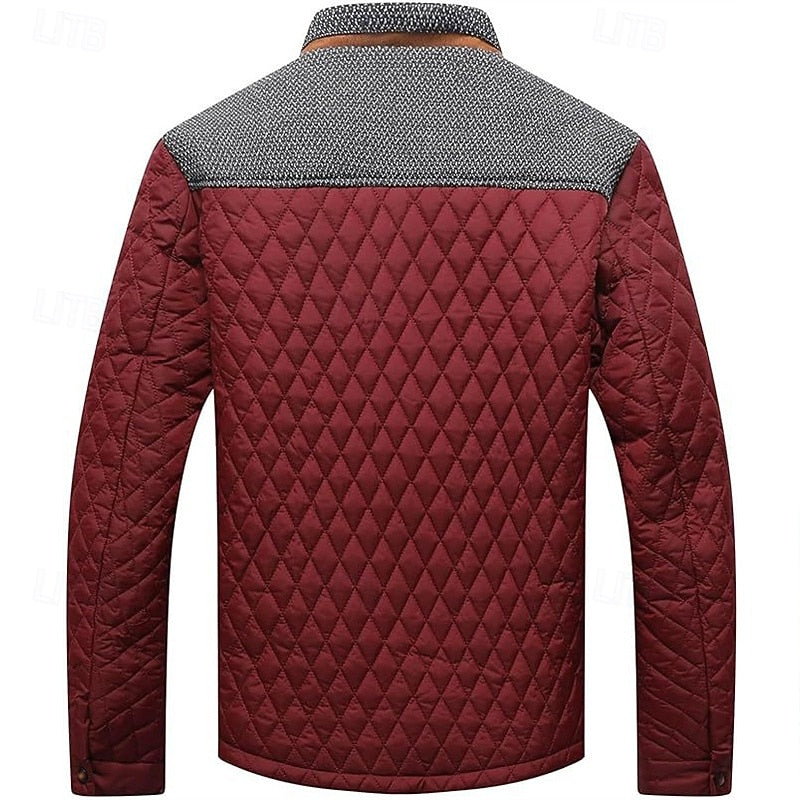 Gareth | Quilted Stand-Collar Jacket