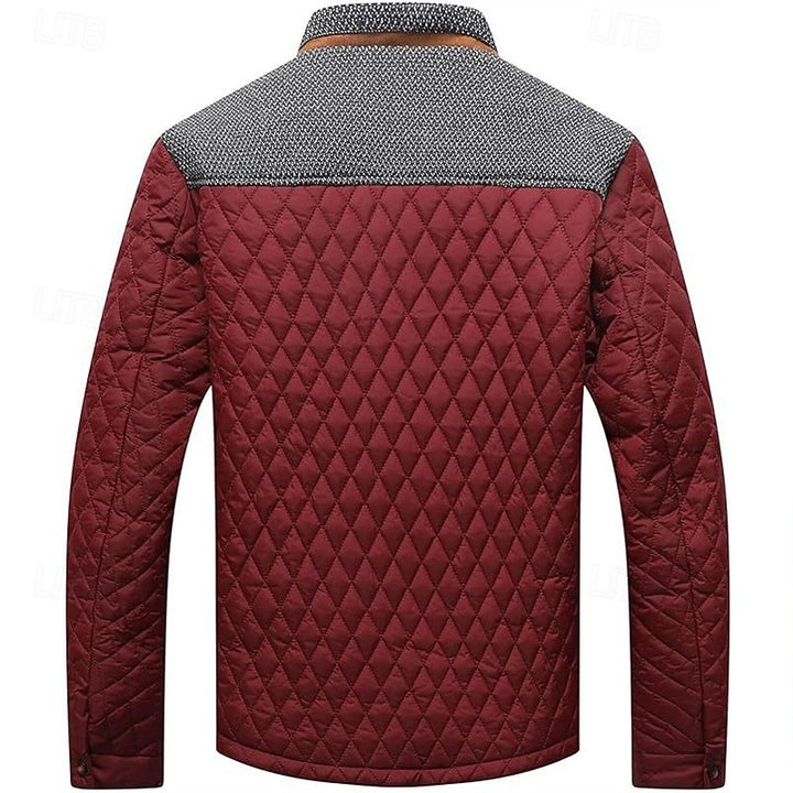 Gareth | Quilted Stand-Collar Jacket