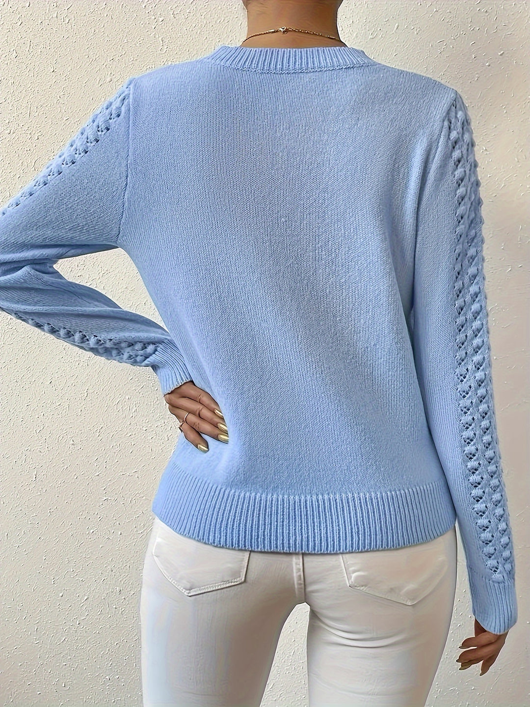 Rosemary | Delicate Pointelle-Knit Jumper