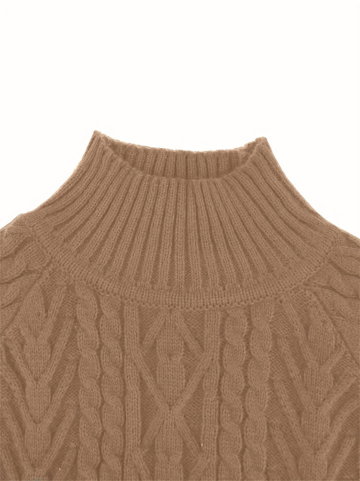 Evangeline | Textured Cable-Knit Sweater