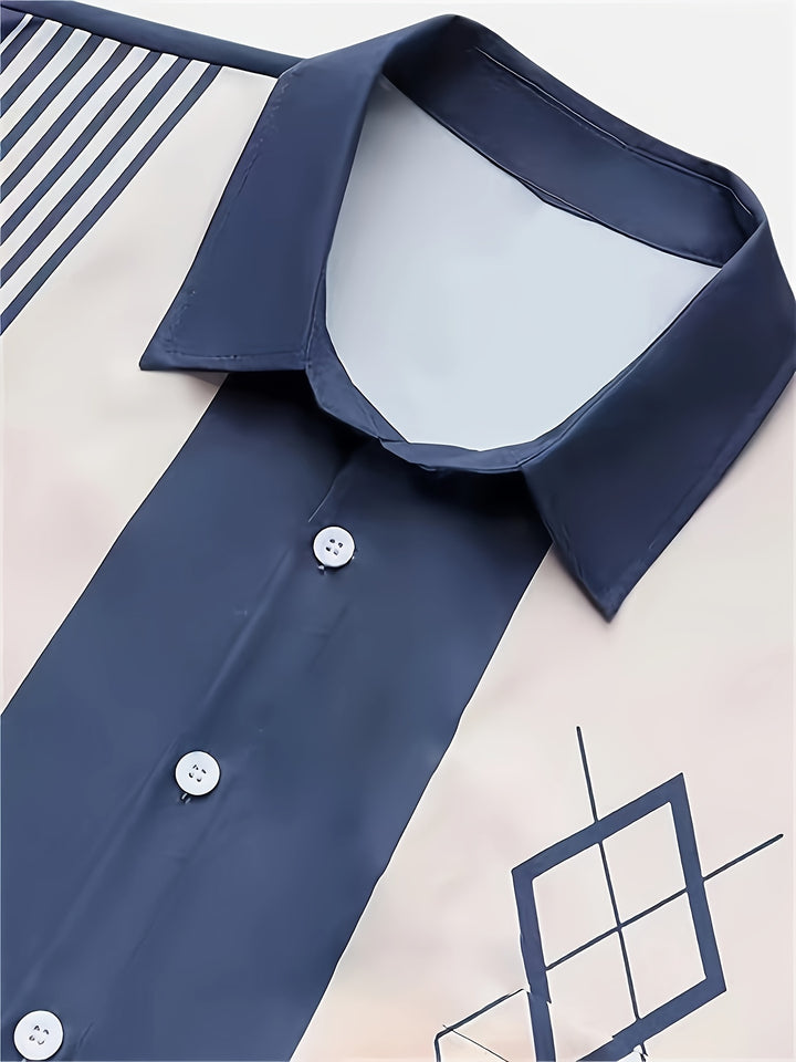 Conrad | Panelled Short-Sleeve Shirt
