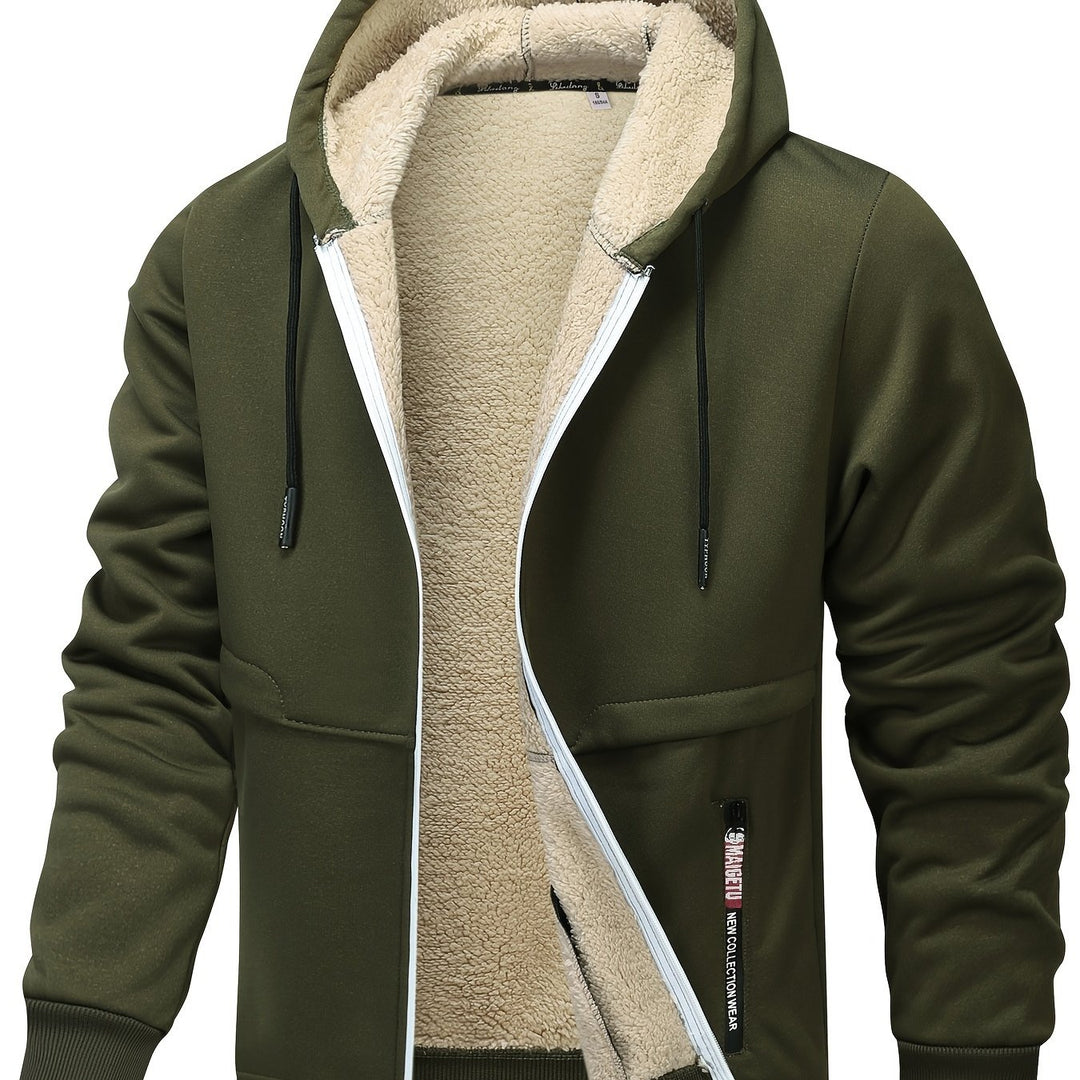 Leonard | Cosy Hooded Zip-Up Jacket