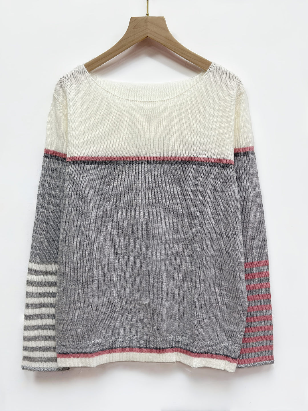 Marion | Colour-Block Long Sleeve Jumper
