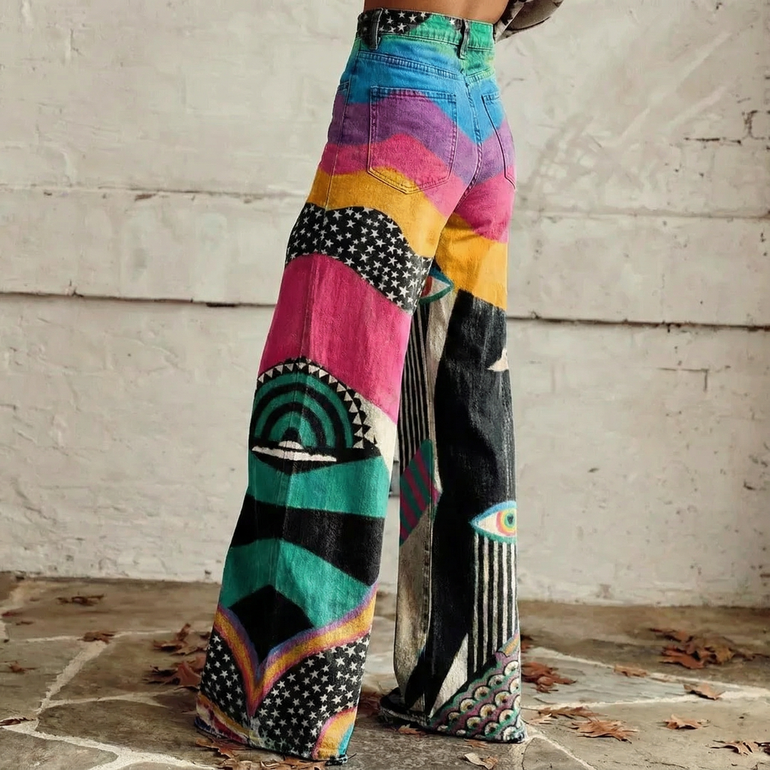 Lottie | Bohemian Wide-Leg Trousers