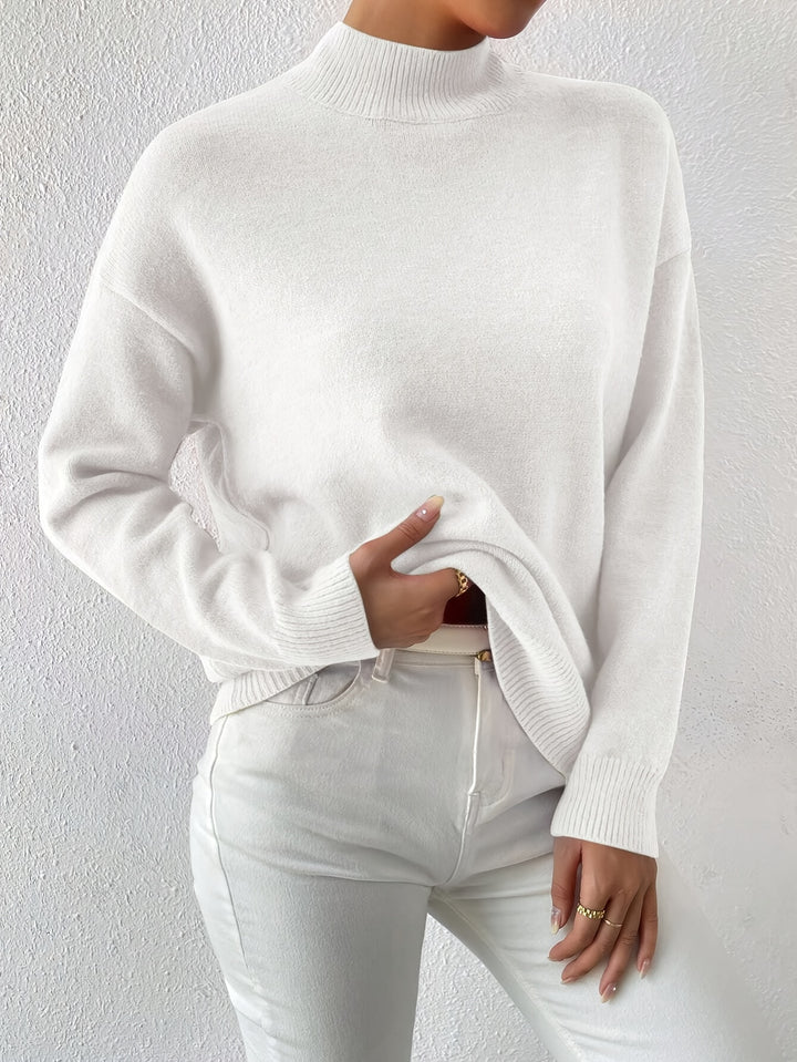 Sloane | Relaxed Mock Neck Jumper