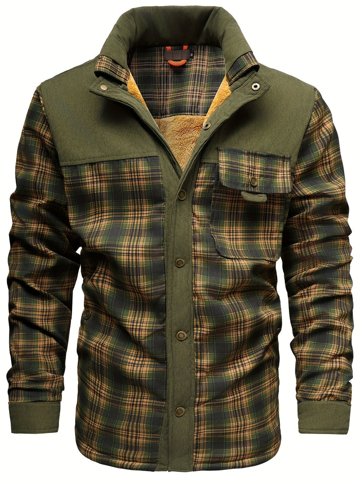 Garrett | Rugged Plaid Overshirt Jacket