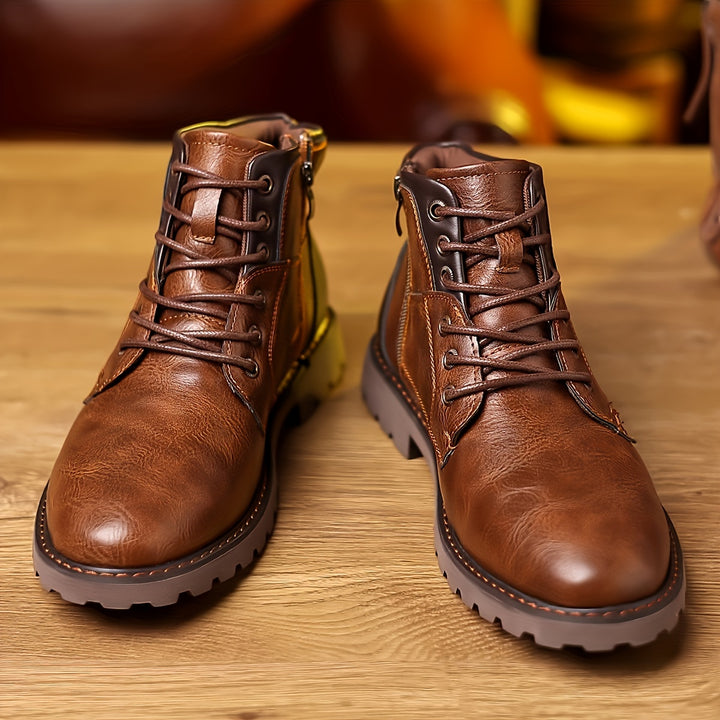 Rhett | Rugged Lace-Up Ankle Boots