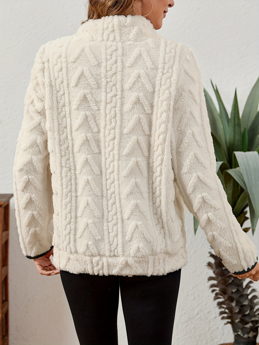 Juniper | Textured Half-Zip Pullover
